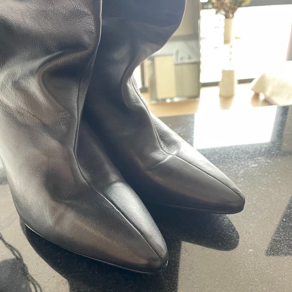 ZIMMERMANN Black Leather over-the-knee Boots Size 41